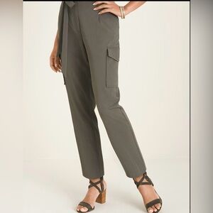 Chico’s Casual Soft Utility Ankle Pants Size 1R (M-8) NWT